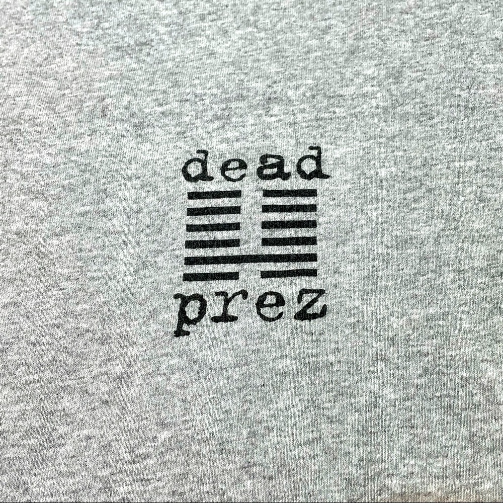 Supreme Gray Dead Prez Mens Small Size T-Shirt